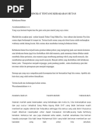 Naskah Pidato Singkat Tentang Kebakaran Hutan