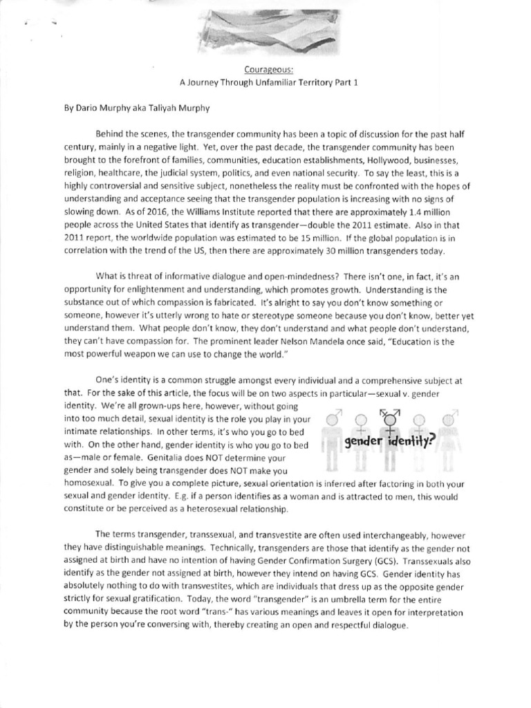 Understanding Transgender Identity Issues | PDF | Gender Identity ...