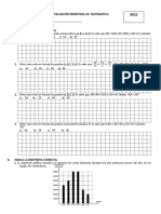 2017-Evaluación Bimestral de Matemática