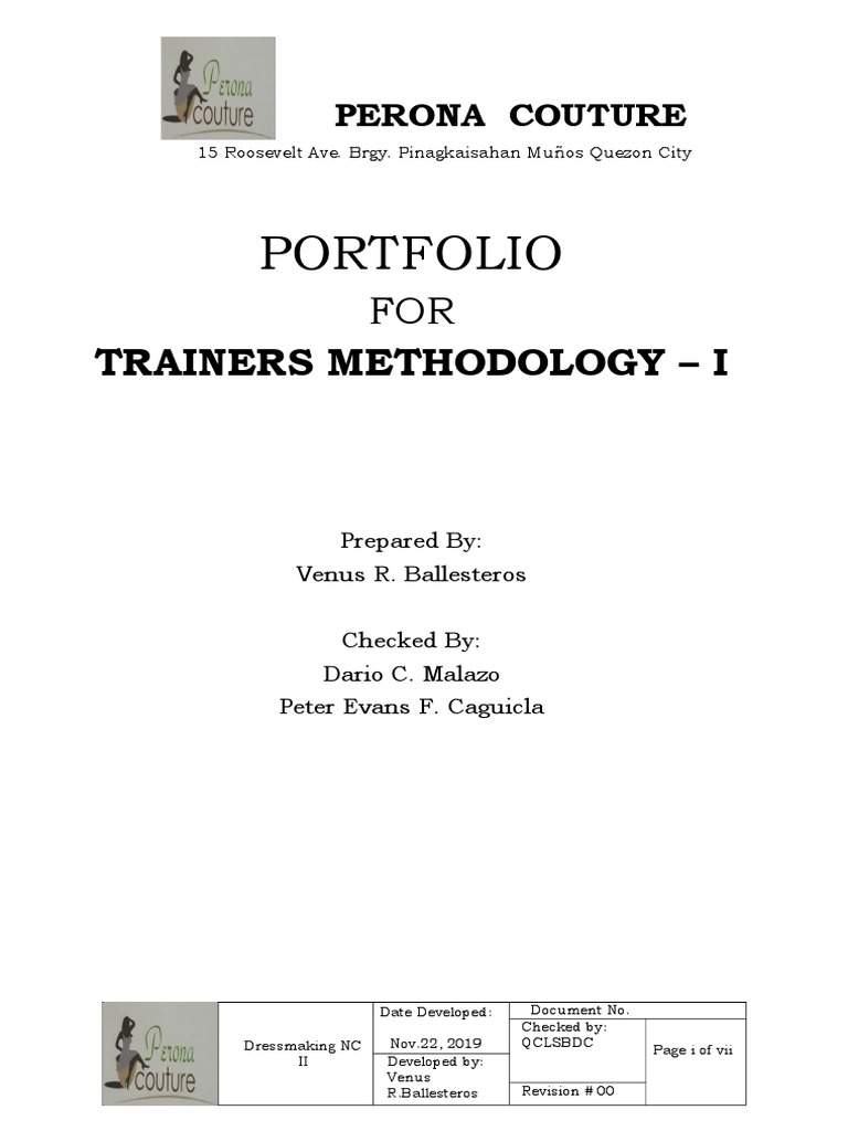 TM CBLM - Copy 2.odt | PDF | Sewing | Clothing