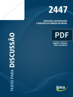 td_2447 EDUCAÇÃO, DESIGUALDADE e reducao probreza brasil.pdf