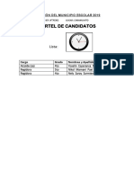 Elección Del Municipio Escolar 2019