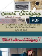 Smart  Studying by Dennis Arroyo