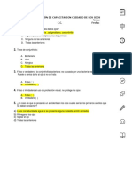 Evaluación Cuidado de Los Ojos 