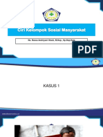 Ciri Kelompok Sosial Masyarakat (Kasus)