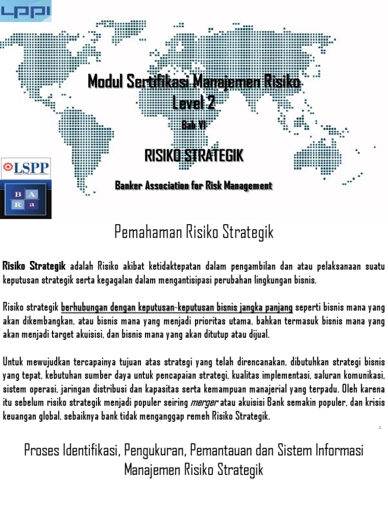 Manajemen Risiko Strategik di Bank | PDF