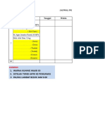 Jadwal Kegiatan PKKM