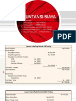 AKUNTANSI BIAYA LAPORAN LABA RUGI - Kel 4 PDF