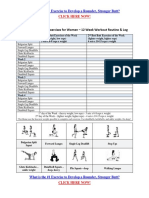 FULL Print Home Ver1 Best Butt Exercises Printable 12 Week Routine and Log For Women