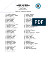 MSUAA List of Members and Officers