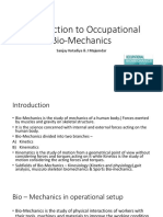 Introduction To Occupational Bio-Mechanics