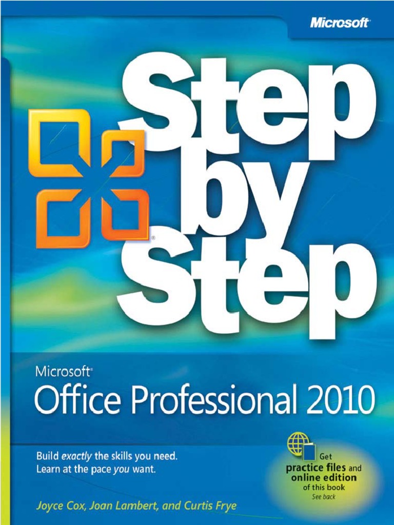 Microsoft Office Professional 2010 Step by Step PDF | PDF | Microsoft ...