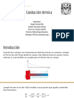 Conducción térmica simulación Solidworks