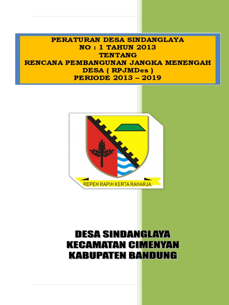 RPJMDes New | PDF
