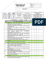 Form Checklist Area Gudang