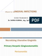 Acute Gingival Infections