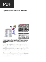 Optimización de La Base Datos PDF | PDF | Bases de datos | Datos