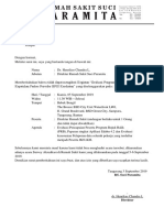 Surat Permohonan Ijin Tidak Menghadiri Acara