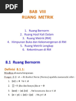 BAB 8 Ruang Metrik