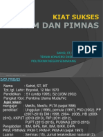Materi Pak Sahid Strategi Meraih Sukses PKM Dan PIMNAS PDF