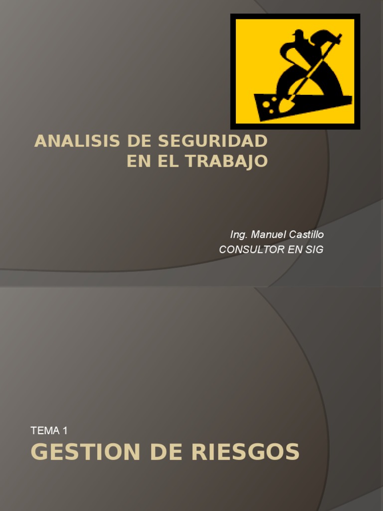 Análisis de Seguridad Laboral | PDF | Riesgo | Seguridad y salud ...