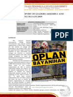 NARRATIVE REPORT OPLAN BAYANIHAN 2019.docx