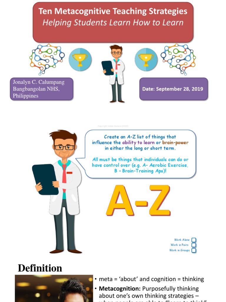 Meta Cognitive Learning Method | PDF | Metacognition | Learning