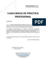 Constancia de Practica Profesional