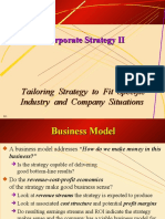 Corporate Strategy II Corporate Strategy II