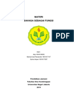 Fungsi Bahasa dan Peranannya dalam Masyarakat