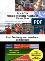 Tips N Trik Menjadi Promotor Kesehatan Zaman Now PDF