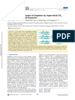 High-Efficiency Production of Graphene by Supercritical CO2 Exfoliation with Rapid Expansion