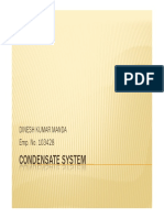 Condensate Cycle System