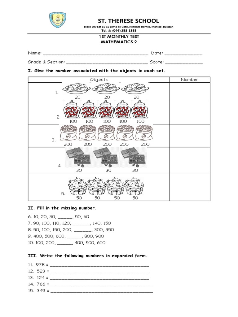 Math 2 Docx Cognition Psychology