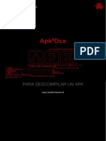 Cómo descompilar un APK con ApkDcx