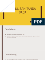 Penulisan Tanda Baca