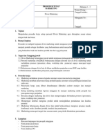 Prosedur Tetap Divisi Marketing PDF