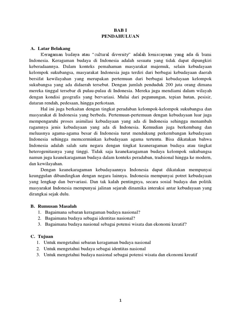 Contoh Makalah Ips Keaneragaman Budaya Jajaran Soal