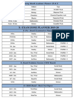 Coming - Month - Academic - Test Planner - IX - X - Class PDF
