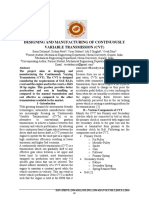 CVT Design For Baja PDF