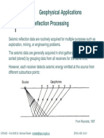 Seismic Reflection Processing: From Shot Gathers to Migrated Stack