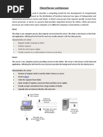 Client Server Architecture