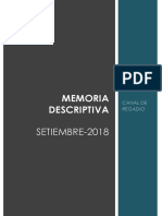 Memoria Descriptiva