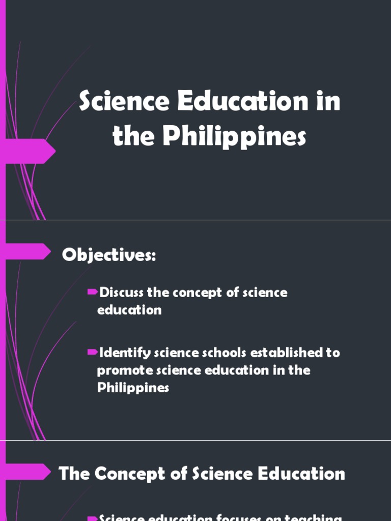 article about science education in the philippines