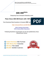 2020 Pass4itsure Cisco 500-490 Exam Dumps Practice Test Questions