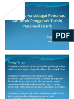 Energi Surya SBG Penggerak Turbin Uap Menghasilkan Listrik PDF