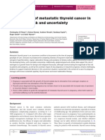 [20520573 - Endocrinology, Diabetes &amp; Metabolism Case Reports] Management of metastatic thyroid cancer in pregnancy_ risk and uncertainty