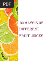 Analysis of Fruit and Vegetable Juices | PDF | Nutrients | Foods