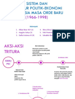 Sistem Dan Struktur Politik-Ekonomi Indonesia Masa Orde Baru