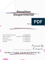 Kelompok 5 - Penelitian Eksperimental